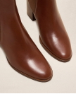 Bottines n°663 Cognac