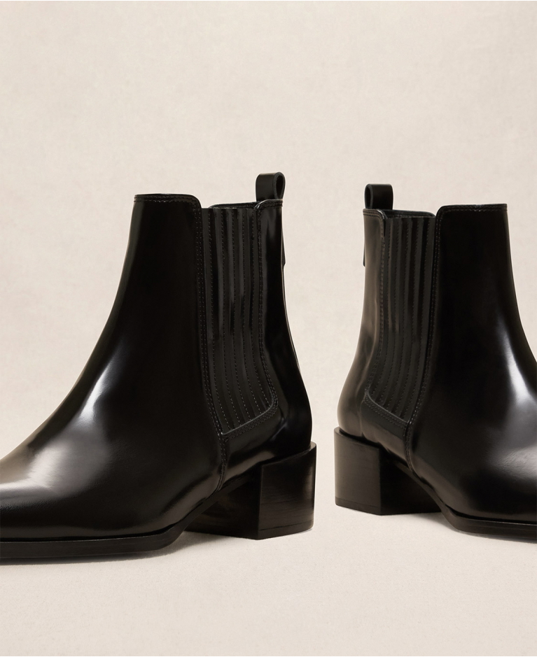 Boots n°408 Polished Black