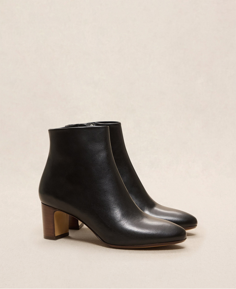 Boots n 290 Black Leather Rivecour