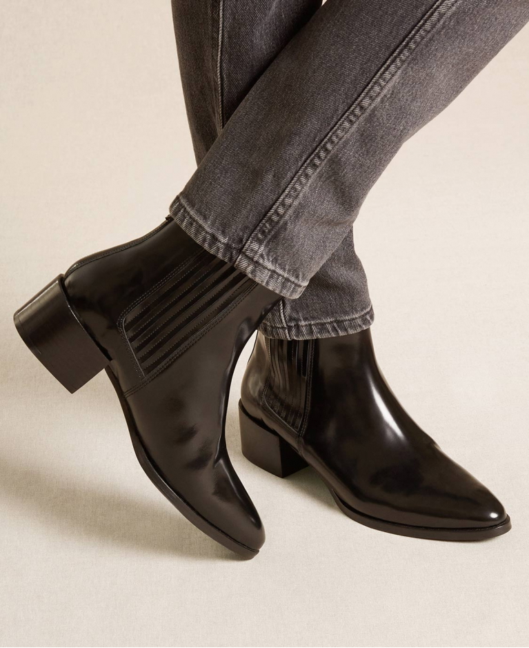 Bottines n°408 Noir Poli