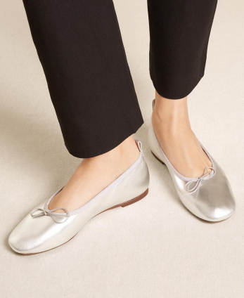 Ballerines n°124 Argent