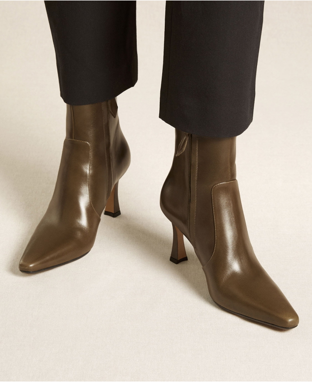 Bottines n°712 Kaki