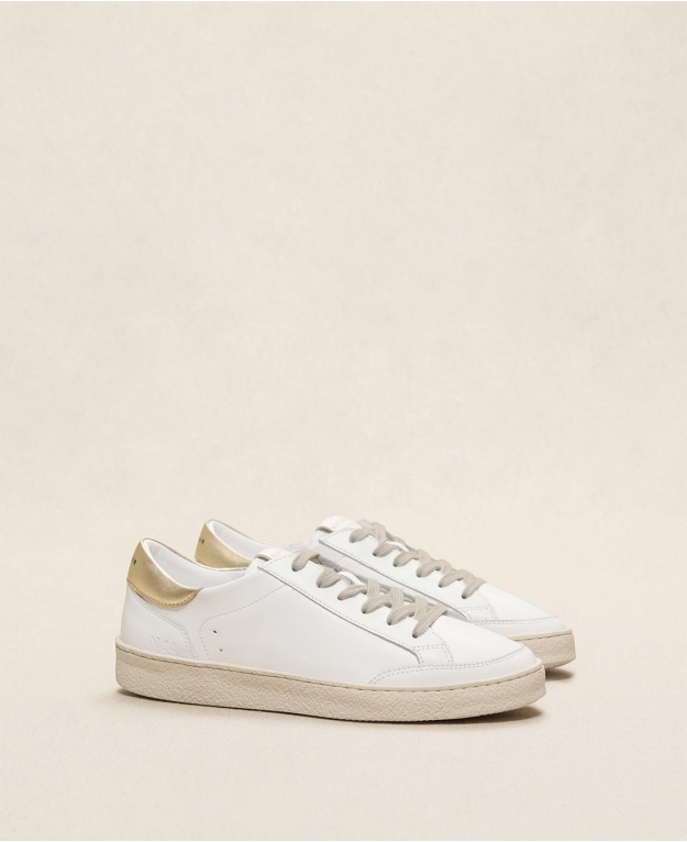 Sneakers n°14 White/Gold