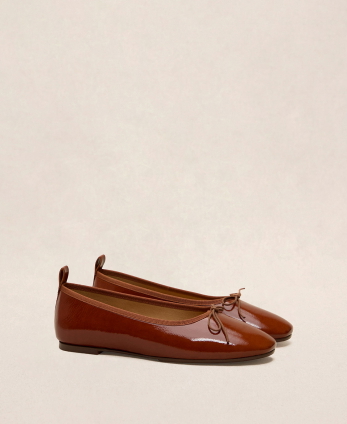 Ballerines n°124 Cognac