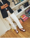 Loafers n°82 Cognac/White