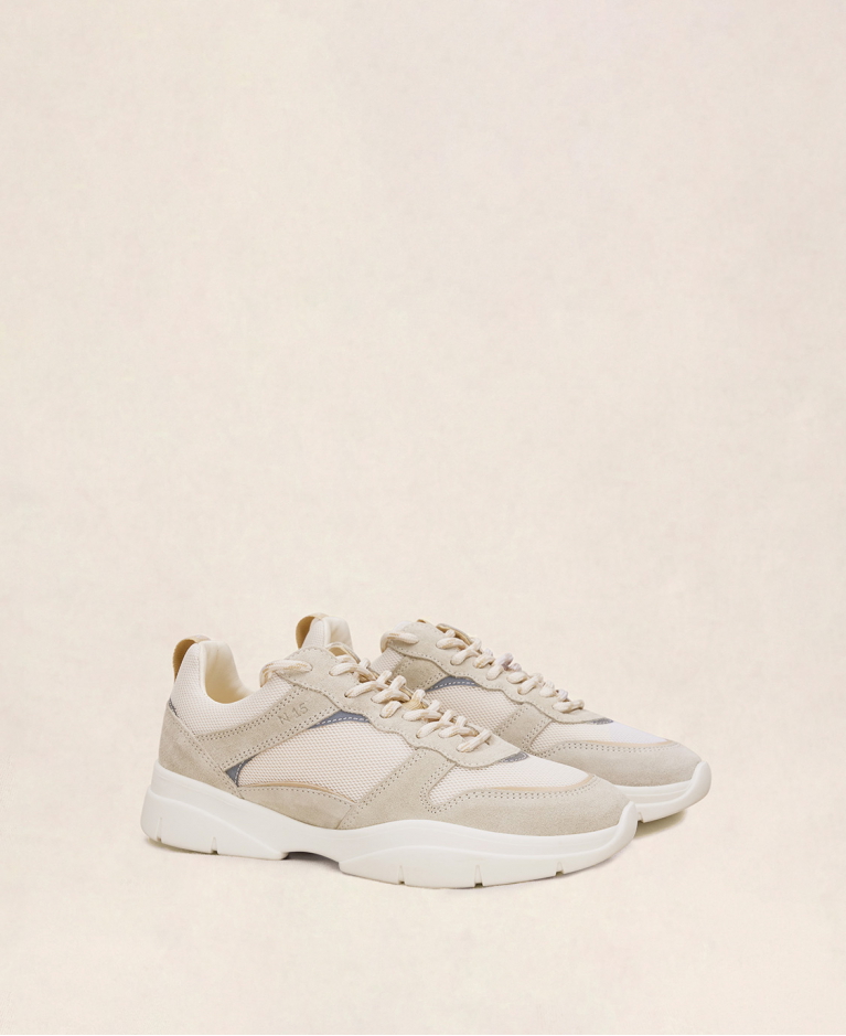 Sneakers n°15 White/Beige