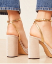 Sandals n°802 Pearl