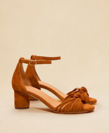 Sandals n°478 Cognac