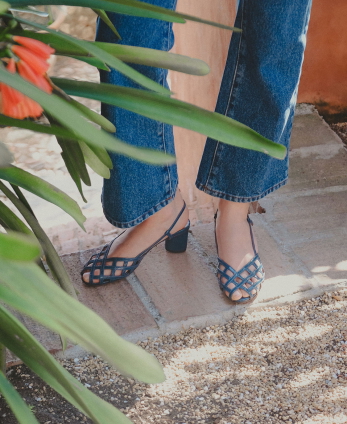 Sandals n°455 Denim