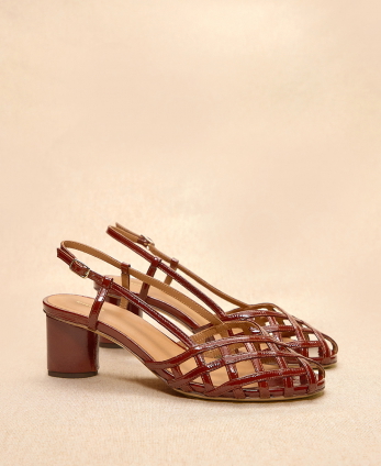 Sandals n°455 Cognac