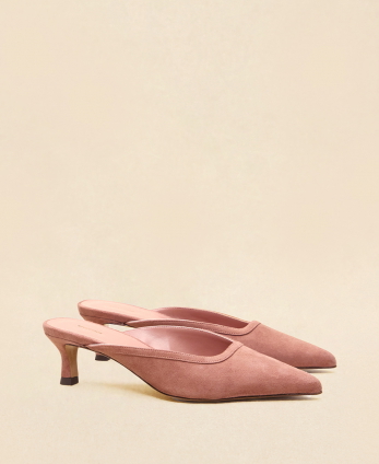 Mules n°415 Rose poudré