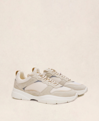 Sneakers n°15 White/Beige