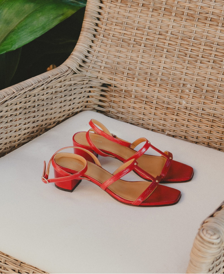 Sandales n°902 Rouge