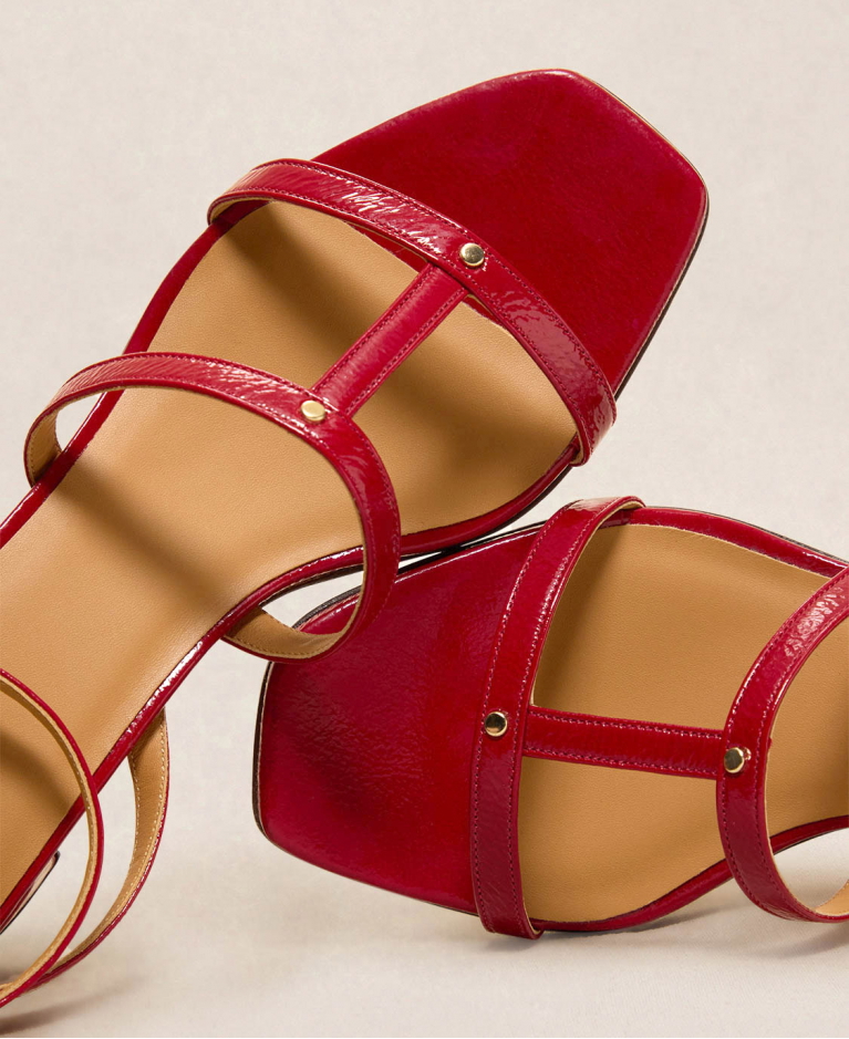 Sandales n°902 Rouge