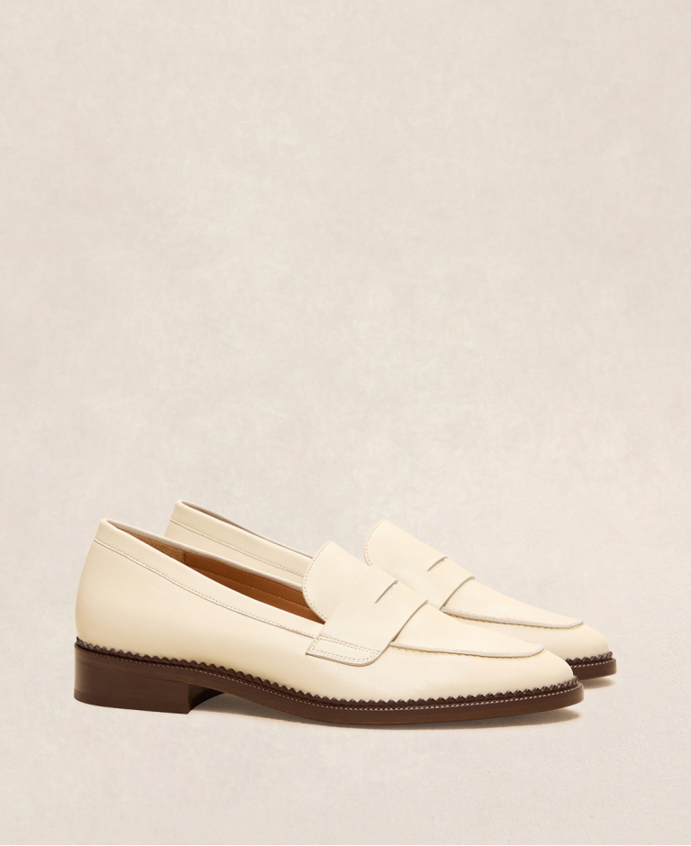 Mocassins n°82 Blanc cassé