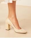 Pumps n°121 White Gold