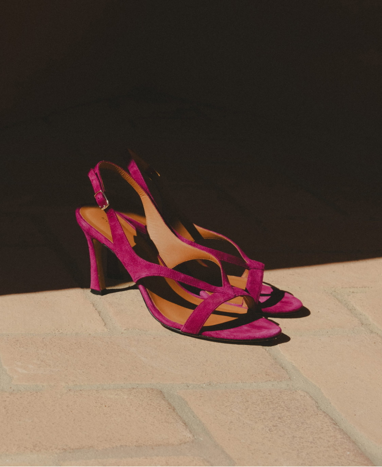 Sandals n°798 Magenta