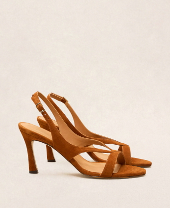 Sandals n°798 Cognac