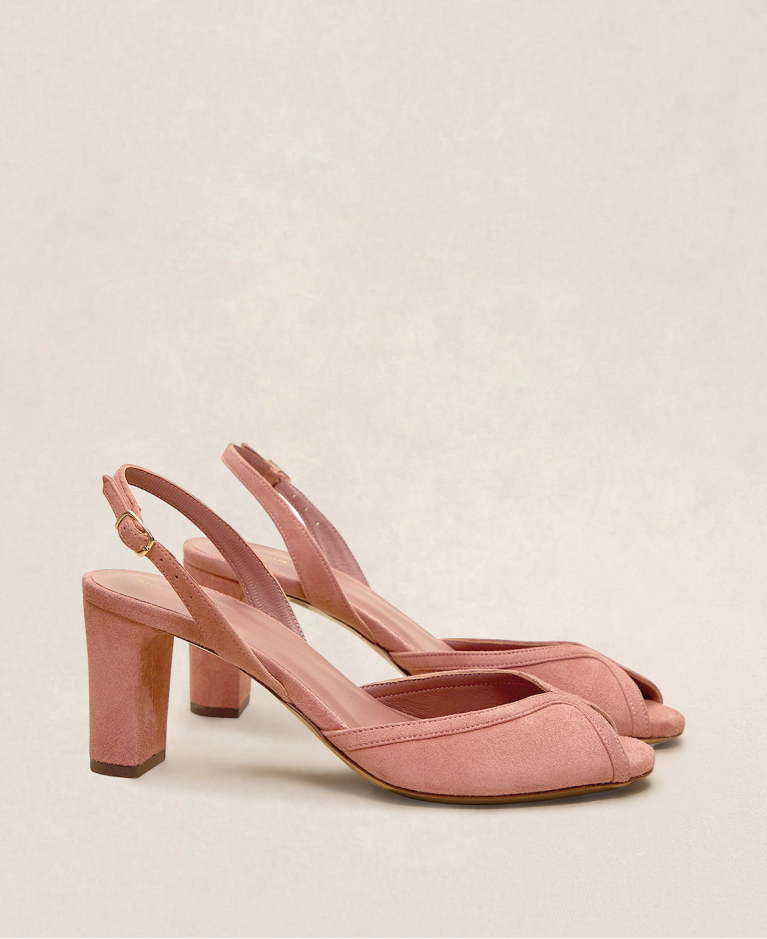 Sandales n°772 Rose poudré