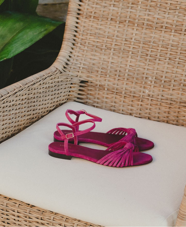 Sandals n°155 Magenta