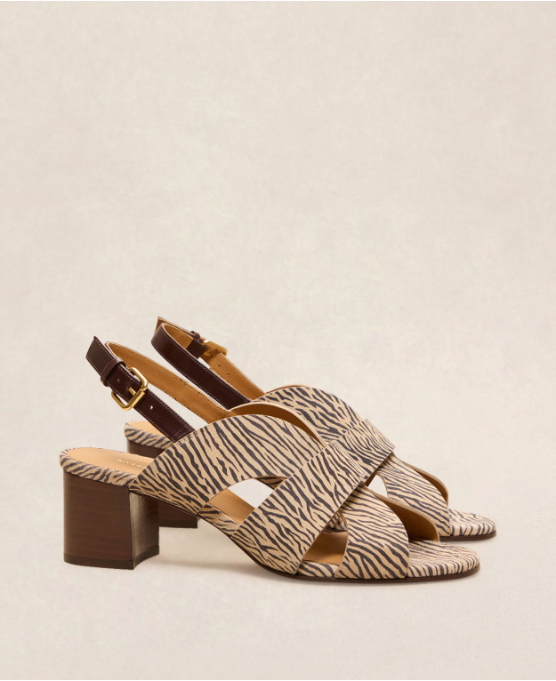 Sandals n°551 Light Zebra