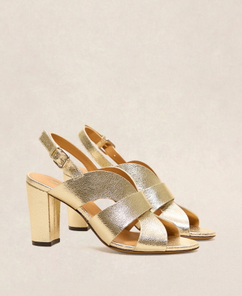 Sandals n°55 White Gold