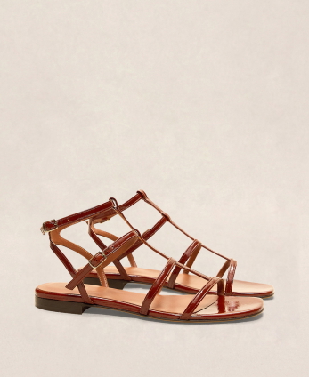 Sandals n°210 Cognac