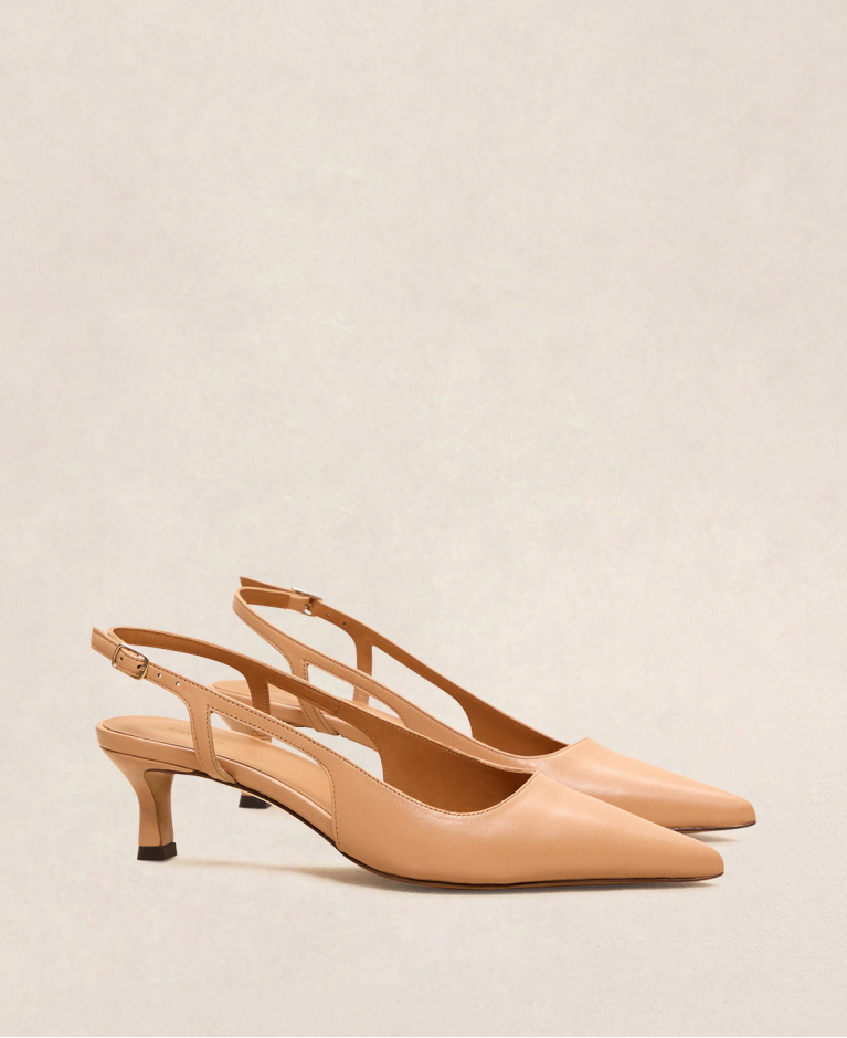 Slingback n°412 Camel