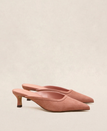 Mules n°415 Rose poudré