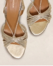 Sandals n°778 White Gold