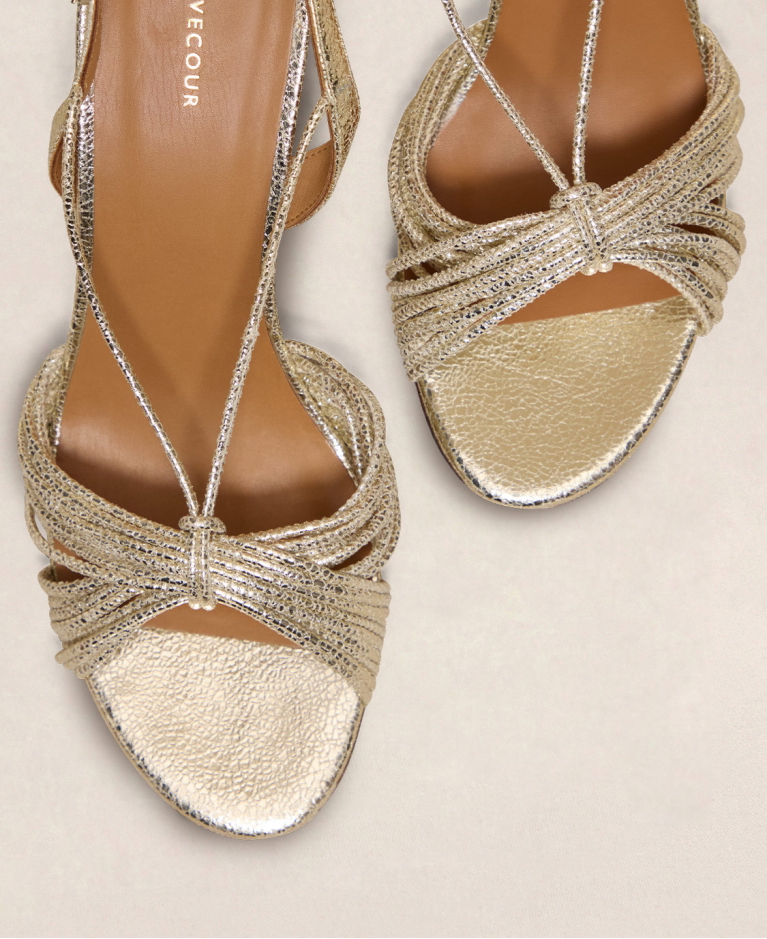 Sandals n°778 White Gold