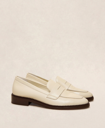 Mocassins n°82 Blanc cassé